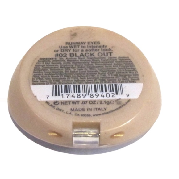 Milani Runway Eyes Eyeshadow - 02 Black Out - Picture 2 of 2